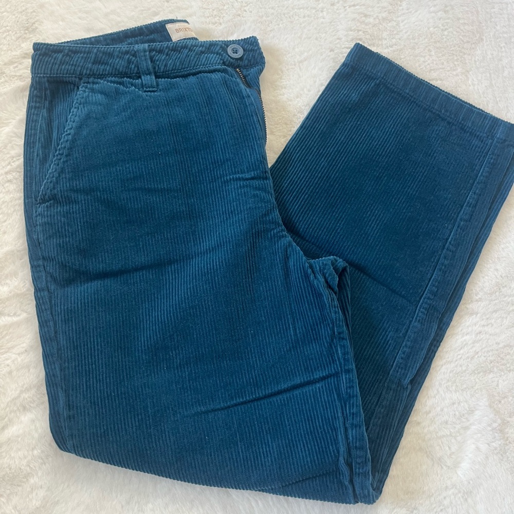 Blue corduroy pants